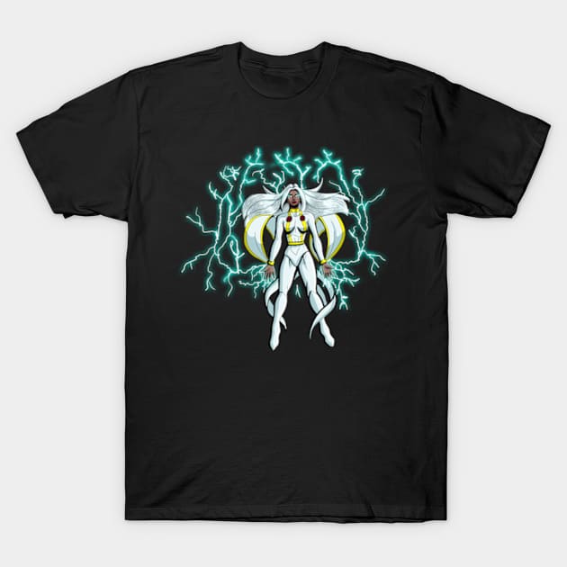 Thunder Goddess T-Shirt by xzaclee16